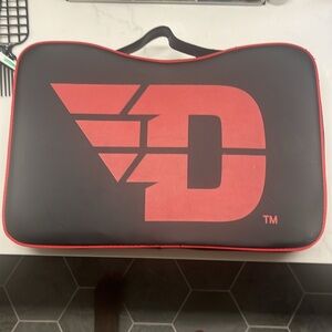 New University of Dayton premium bleacher cushio -blue and red 15.47”x3”x10.27”